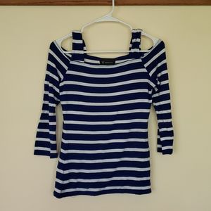 INC off-shoulder sleeved shirt